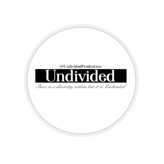 Undivided B&W Sticker